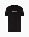 Armani Exchange Regular Fit T-shirts In Black