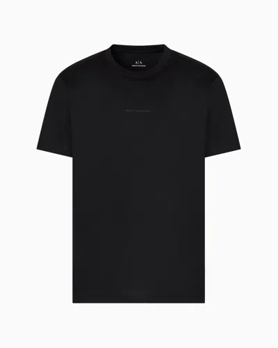 Armani Exchange Regular Fit T-shirts In Black