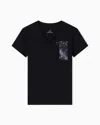 Armani Exchange Regular Fit T-shirts In Black