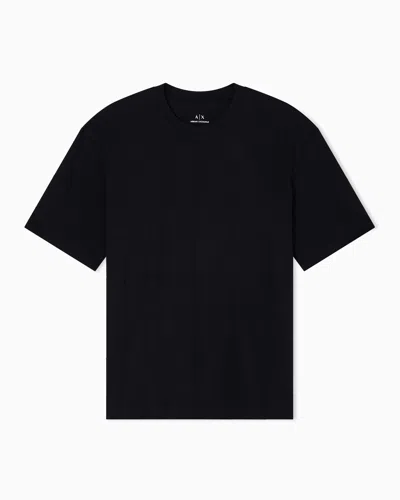Armani Exchange Regular Fit T-shirts In Black