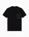 Armani Exchange Regular Fit T-shirts In Black