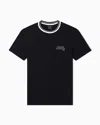Armani Exchange Regular Fit T-shirts In Black