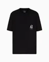 Armani Exchange Regular Fit T-shirts In Black