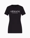 Armani Exchange Regular Fit T-shirts In Black