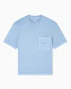 Armani Exchange Regular Fit T-shirts In Blue