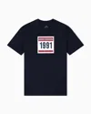 Armani Exchange Regular Fit T-shirts In Blue