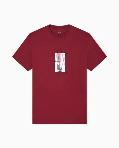 Armani Exchange Regular Fit T-shirts In Red