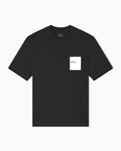 Armani Exchange Regular Fit T-shirts In Gray