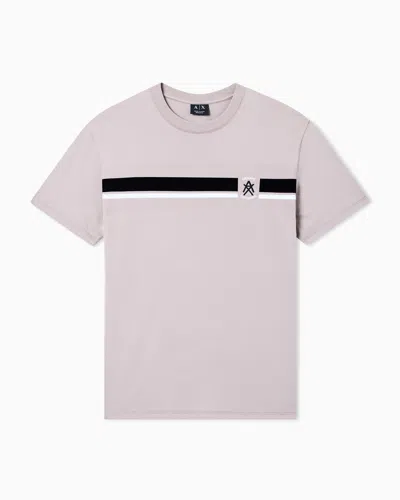 Armani Exchange Regular Fit T-shirts In Pink