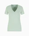 Armani Exchange Regular Fit T-shirts In Green