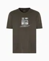 Armani Exchange Regular Fit T-shirts In Green