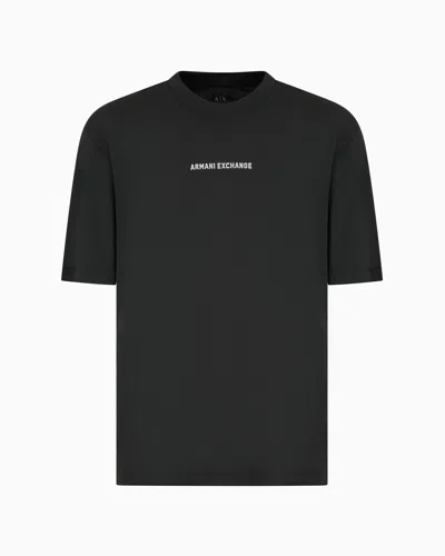 Armani Exchange Regular Fit T-shirts In Navy Blue