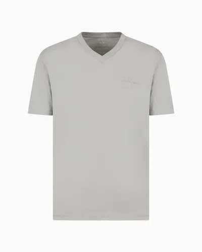 Armani Exchange Regular Fit T-shirts In Grey