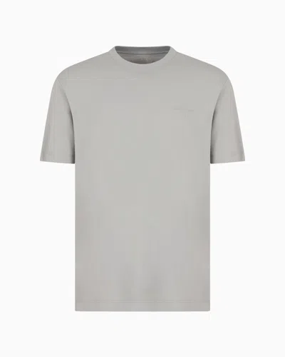 Armani Exchange Regular Fit T-shirts In Grey