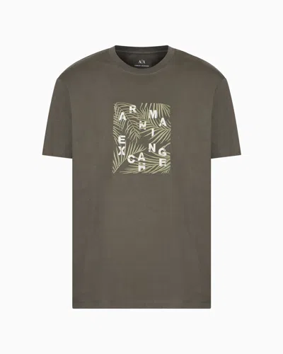 Armani Exchange Regular Fit T-shirts In Grün