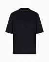 Armani Exchange Regular Fit T-shirts In Navy Blue