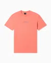 Armani Exchange Regular Fit T-shirts In Pink