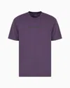 Armani Exchange Regular Fit T-shirts In Purple