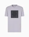 Armani Exchange Regular Fit T-shirts In Purple