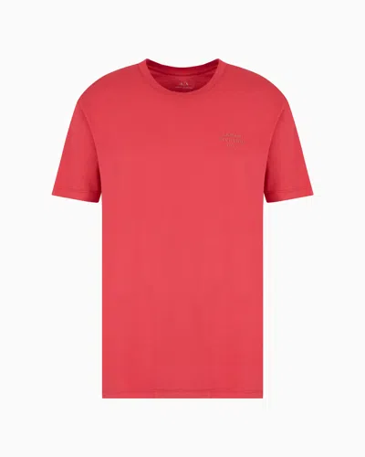 Armani Exchange Regular Fit T-shirts In Red