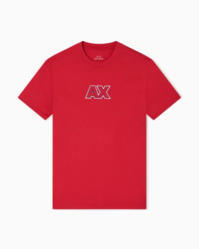 Armani Exchange Regular Fit T-shirts In Red