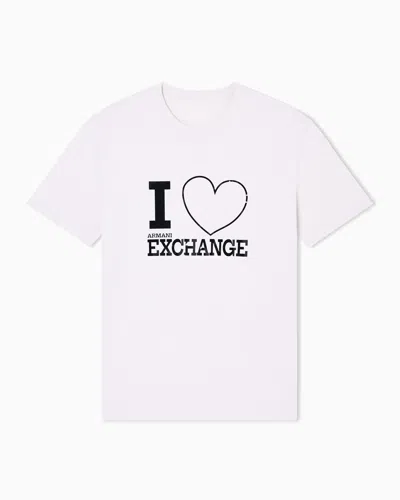 Armani Exchange Regular Fit T-shirts In Pink