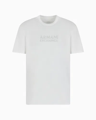 Armani Exchange Regular Fit T-shirts In White