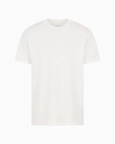ARMANI EXCHANGE MERCERIZED COTTON BASIC T-SHIRT
