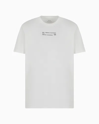 Armani Exchange Regular Fit T-shirts In White