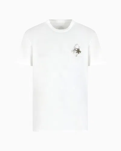 Armani Exchange Regular Fit T-shirts In White