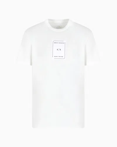 Armani Exchange Regular Fit T-shirts In White
