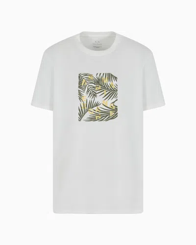 Armani Exchange Regular Fit T-shirts In Neutral