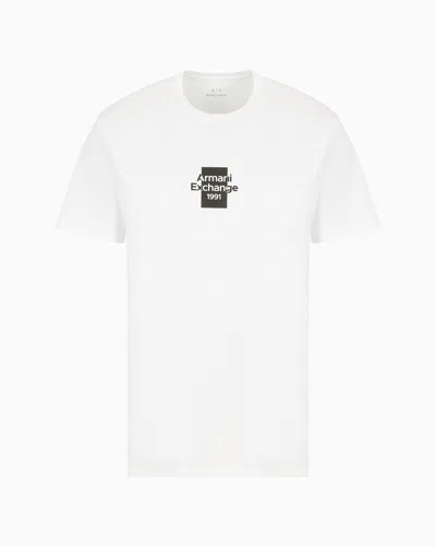 Armani Exchange Regular Fit T-shirts In White