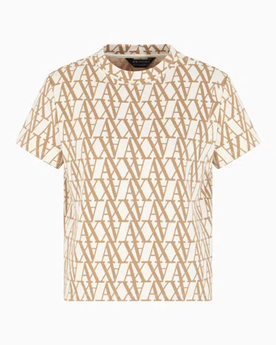 Armani Exchange Regular Fit T-shirts In White