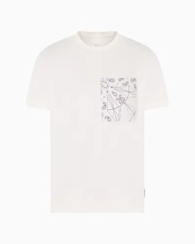 Armani Exchange Regular Fit T-shirts In White