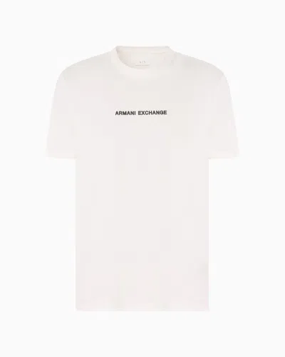 Armani Exchange Regular Fit T-shirts In White