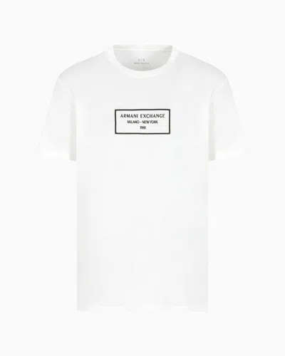 Armani Exchange Regular Fit T-shirts In White