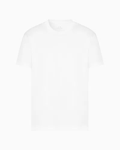 ARMANI EXCHANGE REGULAR FIT MERCERISED COTTON T-SHIRT
