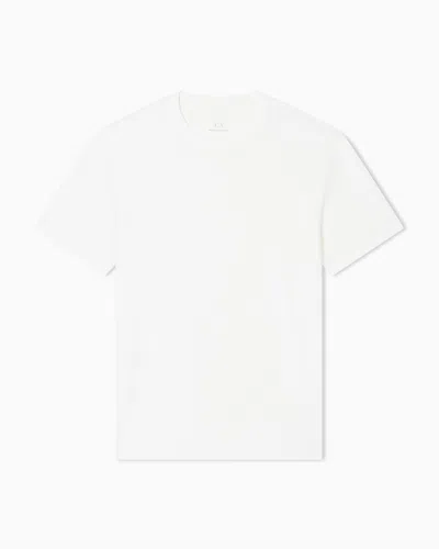 Armani Exchange Regular Fit T-shirts In White