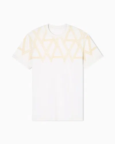 Armani Exchange Regular Fit T-shirts In White