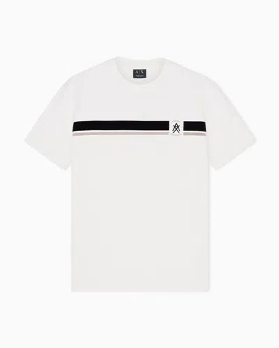 Armani Exchange Regular Fit T-shirts In White