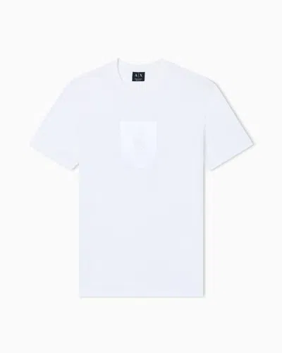 Armani Exchange Regular Fit T-shirts In White