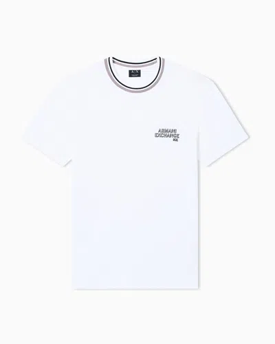 Armani Exchange Regular Fit T-shirts In White