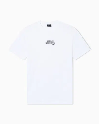 Armani Exchange Regular Fit T-shirts In White
