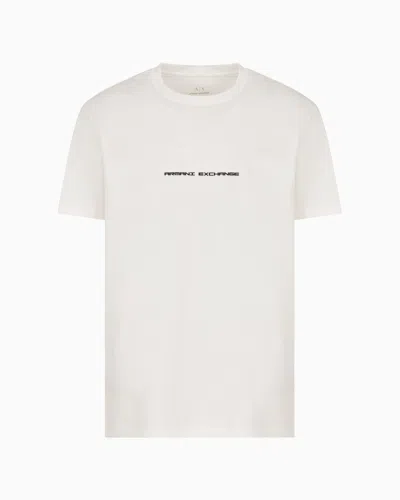 Armani Exchange Regular Fit T-shirts In White