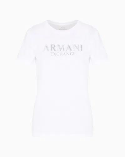 Armani Exchange Regular Fit T-shirts In White