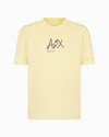 Armani Exchange Regular Fit T-shirts In Yellow
