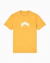 Armani Exchange Regular Fit T-shirts In Yellow