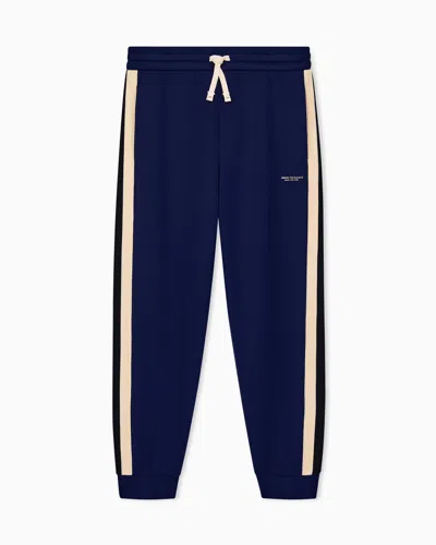 Armani Exchange Regular Fit Trousers In Stretch Modal Jersey In Multi
