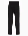 Armani Exchange Pleat-detail Drawstring Track Pants In Black